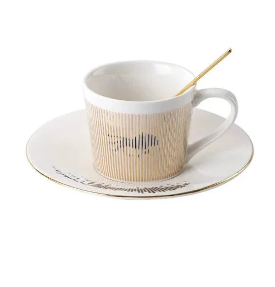 Luycho Anamorphic Mirror Reflection Cup | Locomotion Series Coffee & Tea Set - GiftWave.co