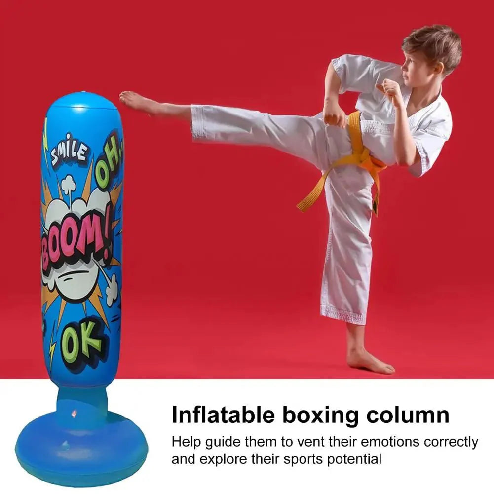 StrikeZone Inflatable Punching Bag – 1.25M Boxing Bag, Stress Relief & Training for Adults & Kids - GiftWave.co