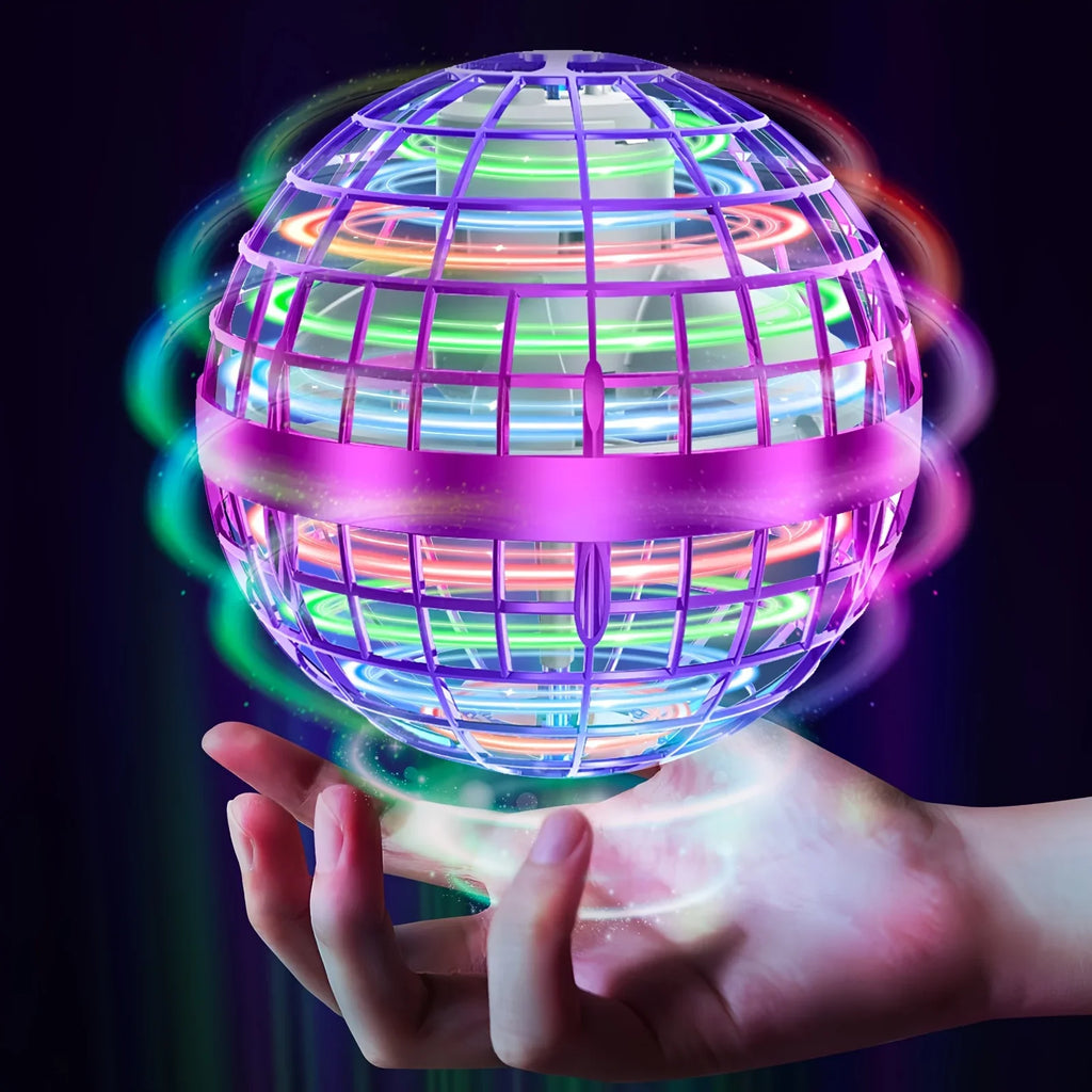 Rechargeable Flying Hover Ball Toy with RGB Lights, Hand-Controlled Floa... — Gift Idea