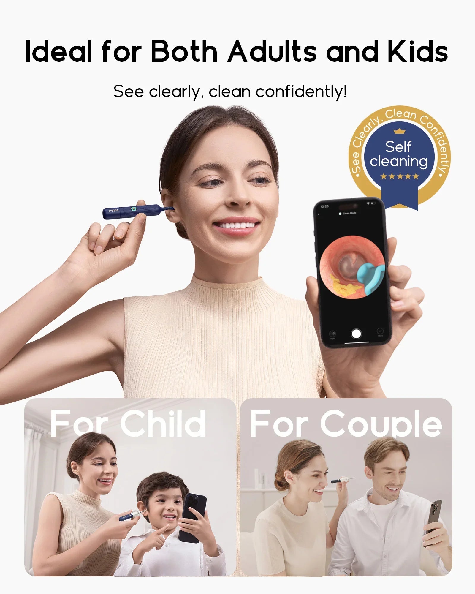 Bebird EarSight Plus I35R – All-in-1 HD Visual Ear Camera & Cleaning Tool — View 4