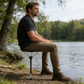 Portable Compact Folding Camping Chair – Ultralight Telescoping Seat Stick with Carry Bag 300 Lb Cap - GiftWave.co