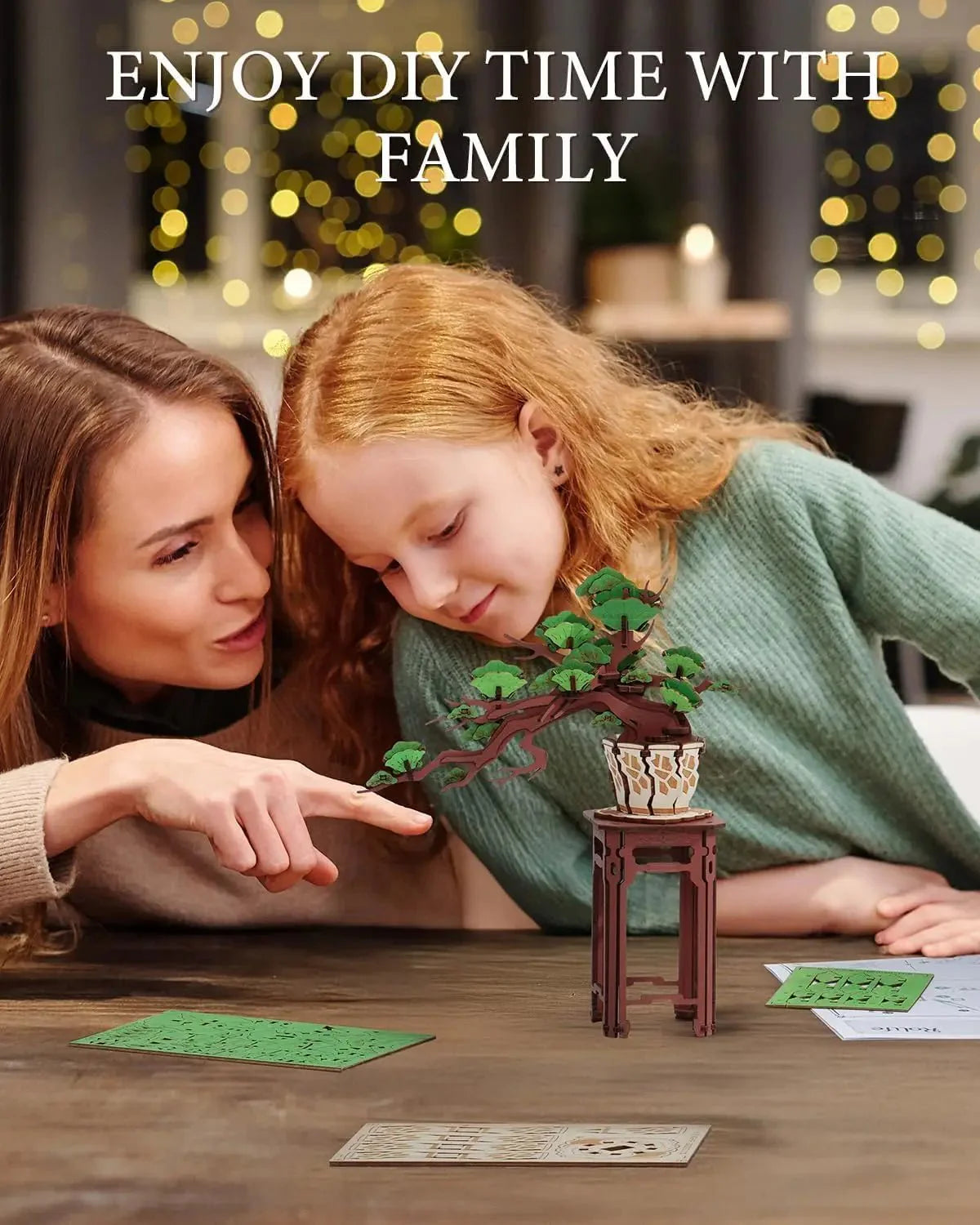 Rolife™ Eternal Bonsai Series | 3D Wooden Sakura & Evergreen Pine Puzzle Kit - GiftWave.co