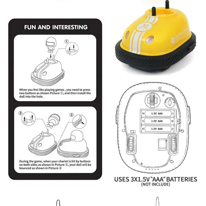 CrashForce RC Bumper Car: 2.4G RC Super Battle Bumper Car — View 6