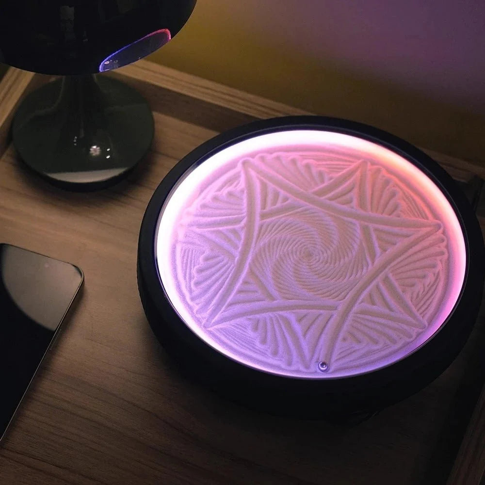 ZenSands Mini Desktop Sand Robot – Automatic Kinetic Sandscape - The Desktop "Infinite Zen" Machine - GiftWave.co