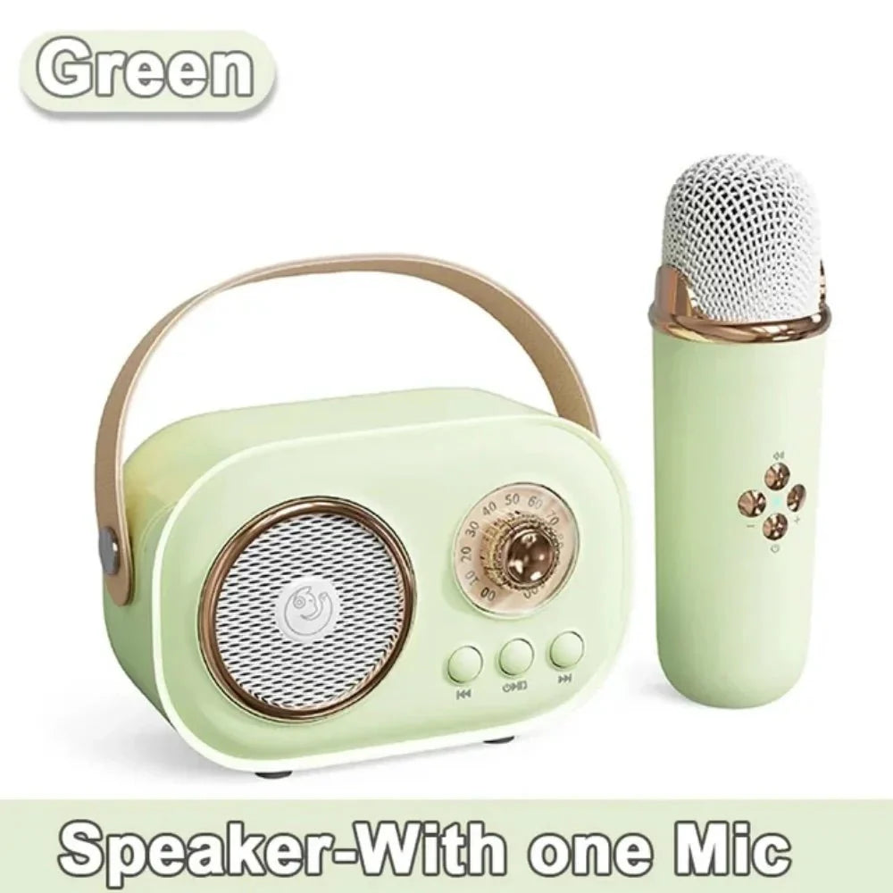 EchoVibe: Bluetooth Karaoke Speaker | TF Card, FM Radio, HiFi Bass, Hand... — View 7