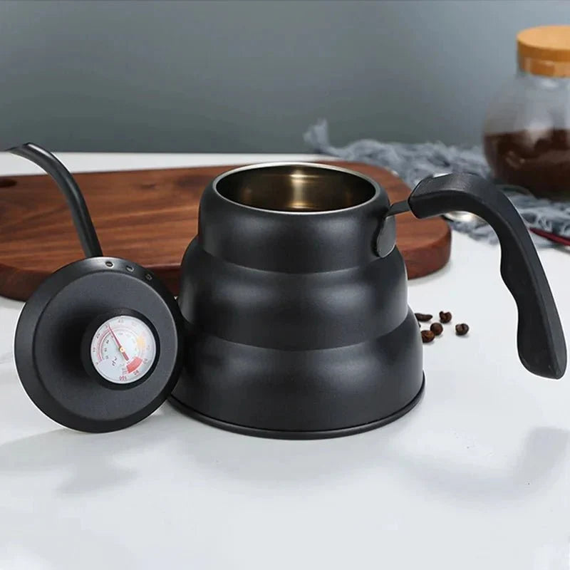 Professional Hand - Brewed Coffee Kettle with Thermometer l Hand Brewed Coffee Maker - GiftWave.co