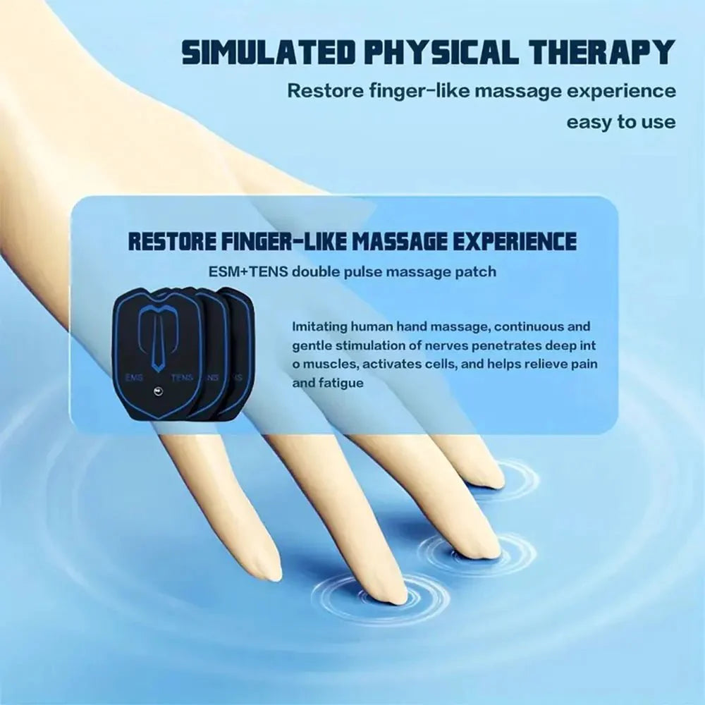 6-Mode Rechargeable Electric Pulse Massager – Compact Portable Device — View 6