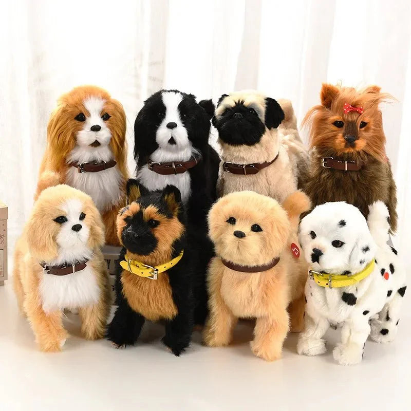 Electric Pet Dog: Voice-Control & Touch-Activated Interactive Plush Robot — View 2