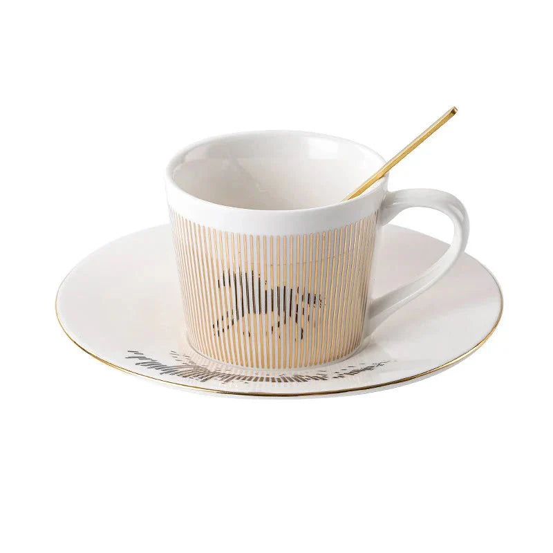 Luycho Anamorphic Mirror Reflection Cup | Locomotion Series Coffee & Tea Set - GiftWave.co