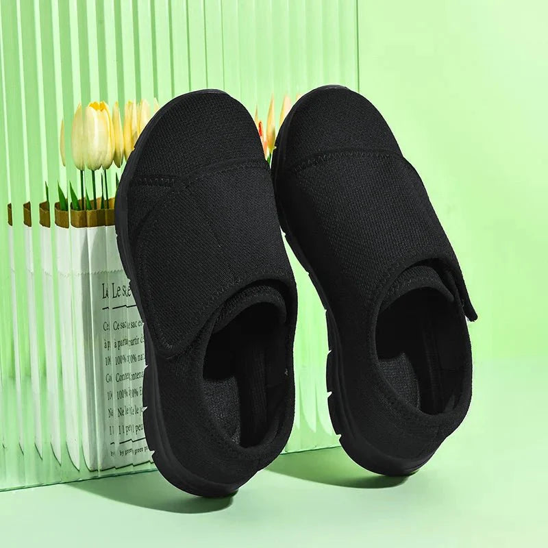 Women's Breathable Wide - Toe Walking Sneakers – Lightweight Non - Slip Cushioned Casual Shoes - GiftWave.co