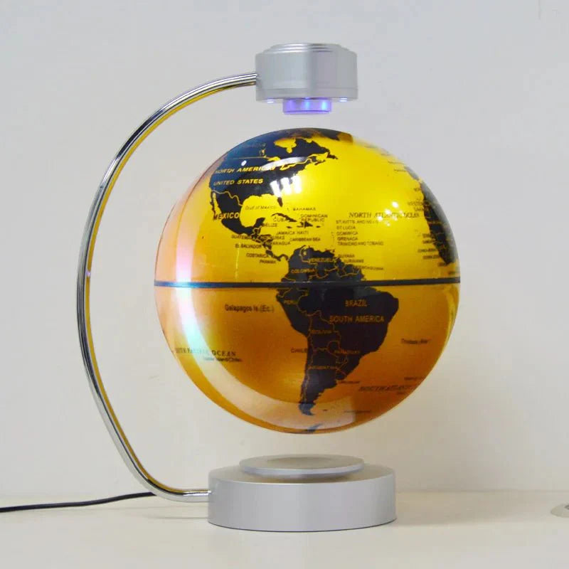 Levitating Globe 8" LED Luminous Floating World Map Globe Gift for Men Home Office - GiftWave.co