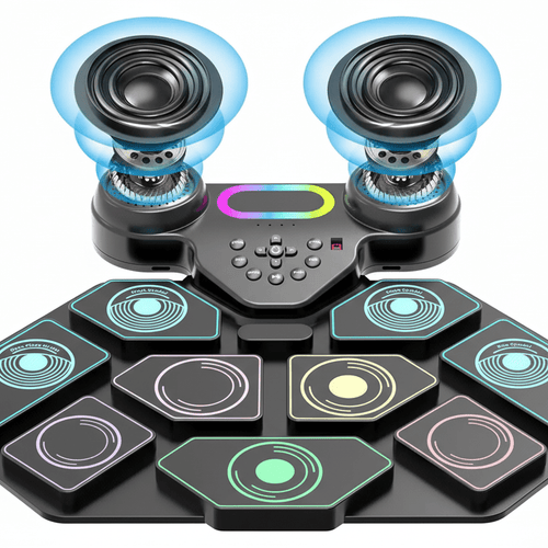 9-Pad Portable Smart Electronic Drum Kit — Gift Idea