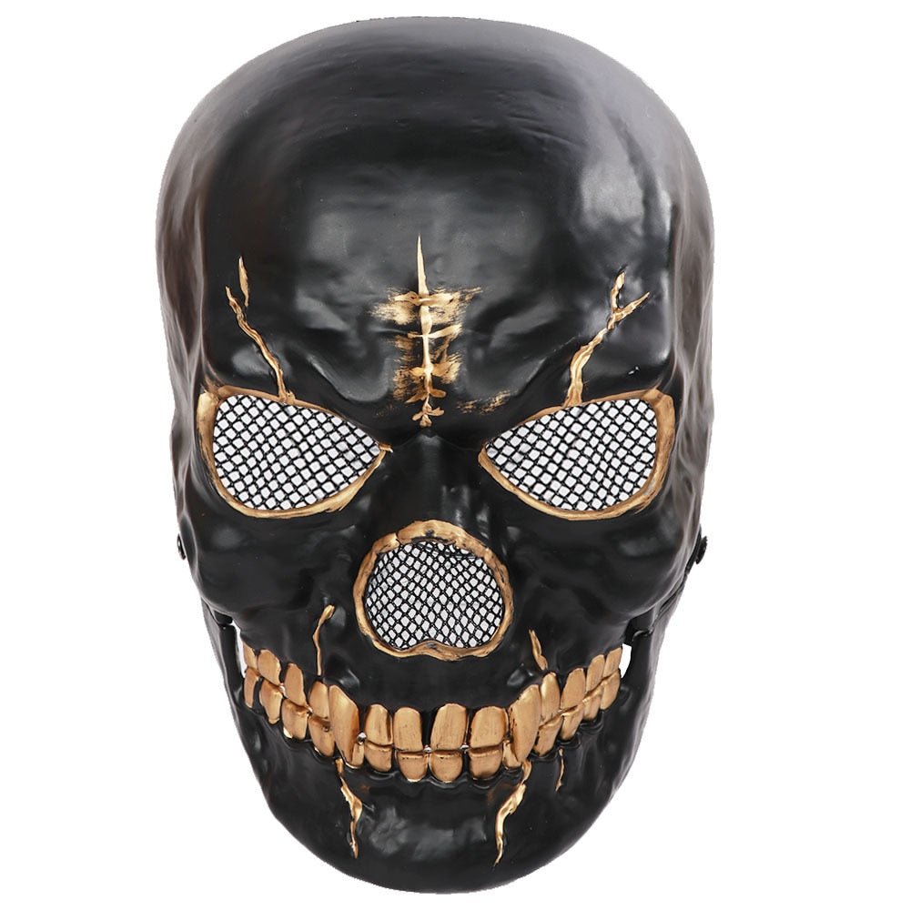 Halloween Movable Jaw Realistic Skull Mask - Best Full Head Latex Cospla... — View 11