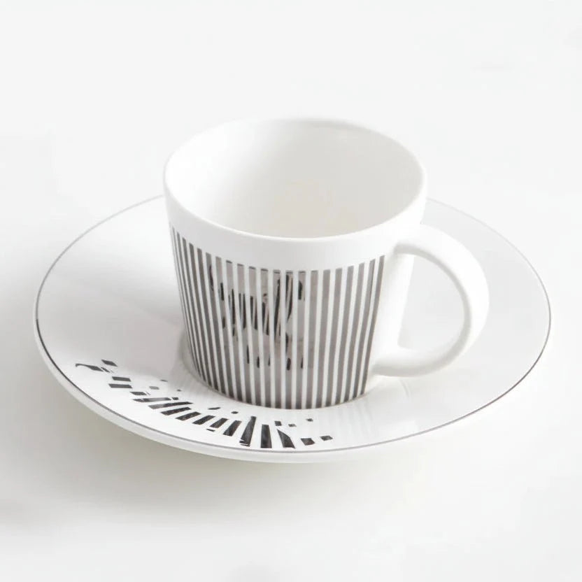 Luycho Anamorphic Mirror Reflection Cup | Locomotion Series Coffee & Tea Set - GiftWave.co