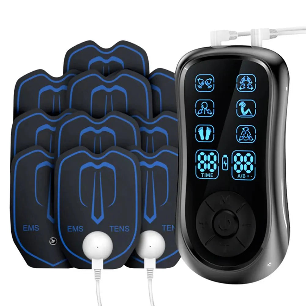 6-Mode Rechargeable Electric Pulse Massager – Compact Portable Device — Gift Idea