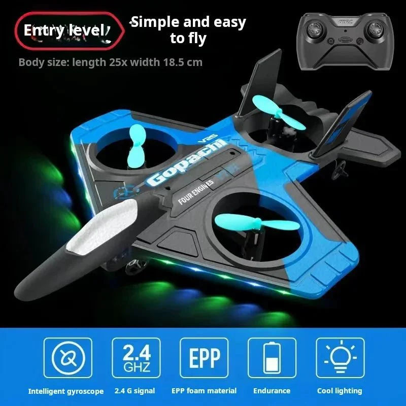 RC V17 Combat Aircraft 2.4G Remote Control Combat Aircraft Glider - GiftWave.co