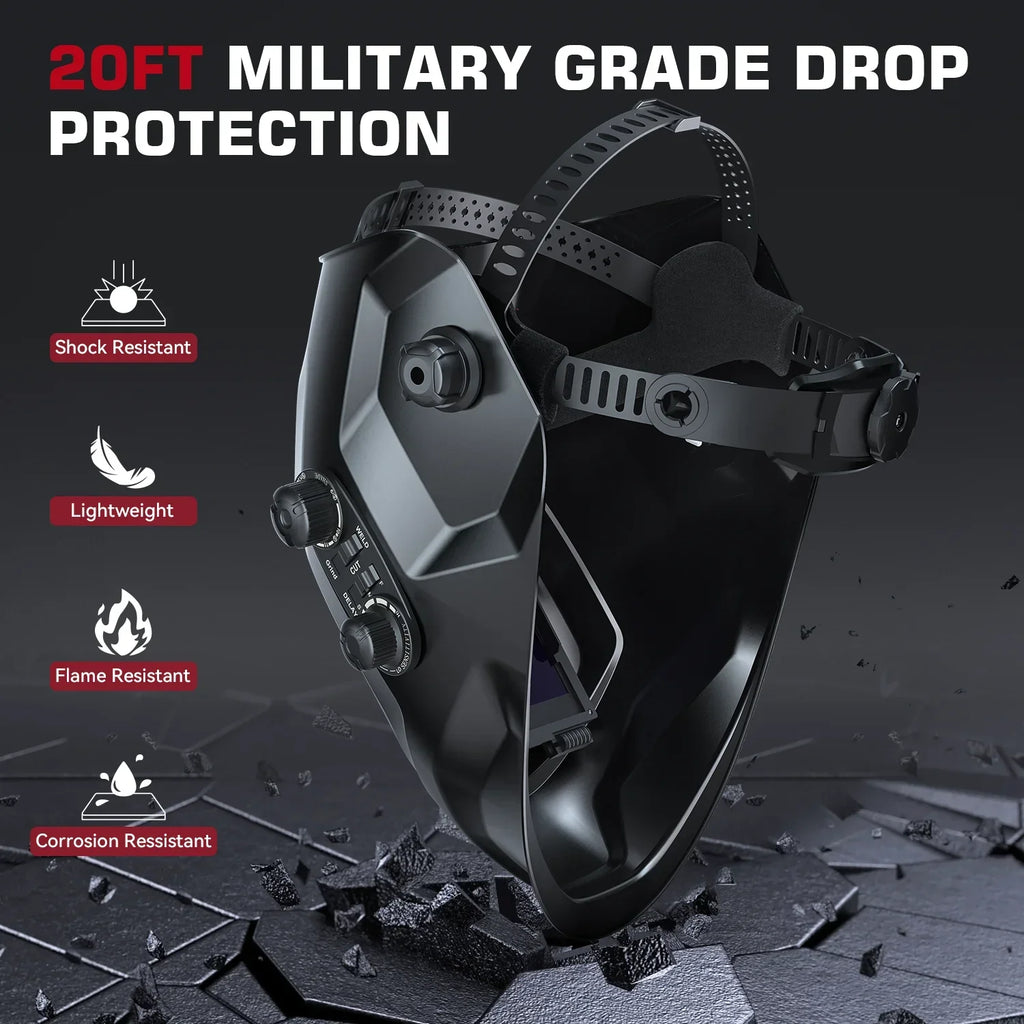 Welding Helmet - Best Large View True Color Auto - Darkening for Professionals - GiftWave.co