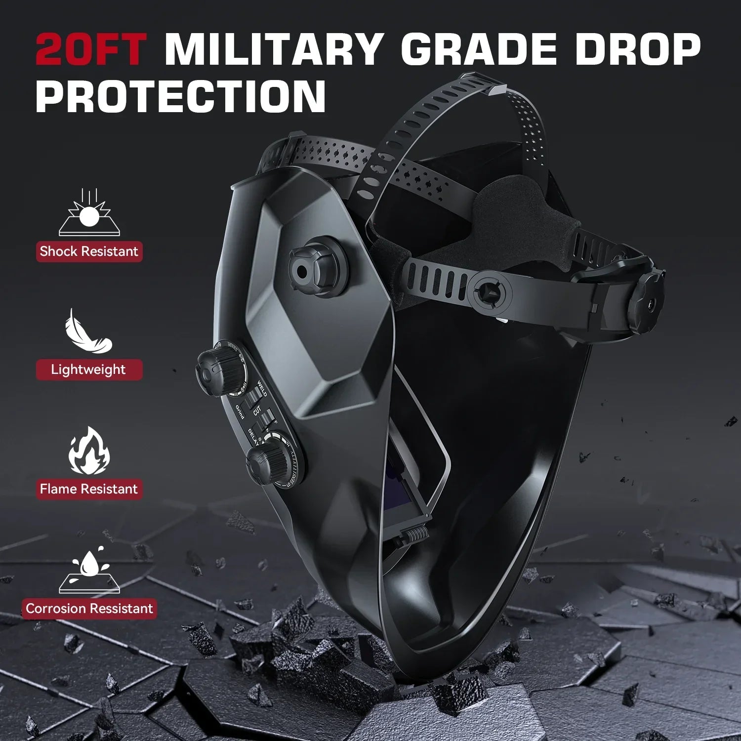 Welding Helmet - Best Large View True Color Auto - Darkening for Professionals - GiftWave.co