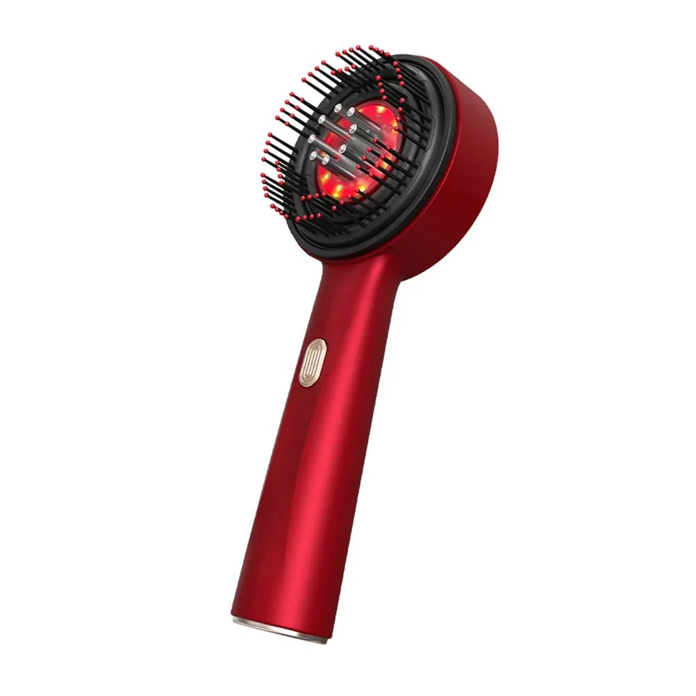 Electric Vibration Head Massager with Red LED Light – Scalp Stimulating ... — View 2