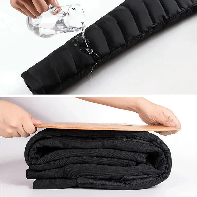 Winter Down Cotton Pencil Pants | Windproof High - Waist Warm Slim Trousers - GiftWave.co
