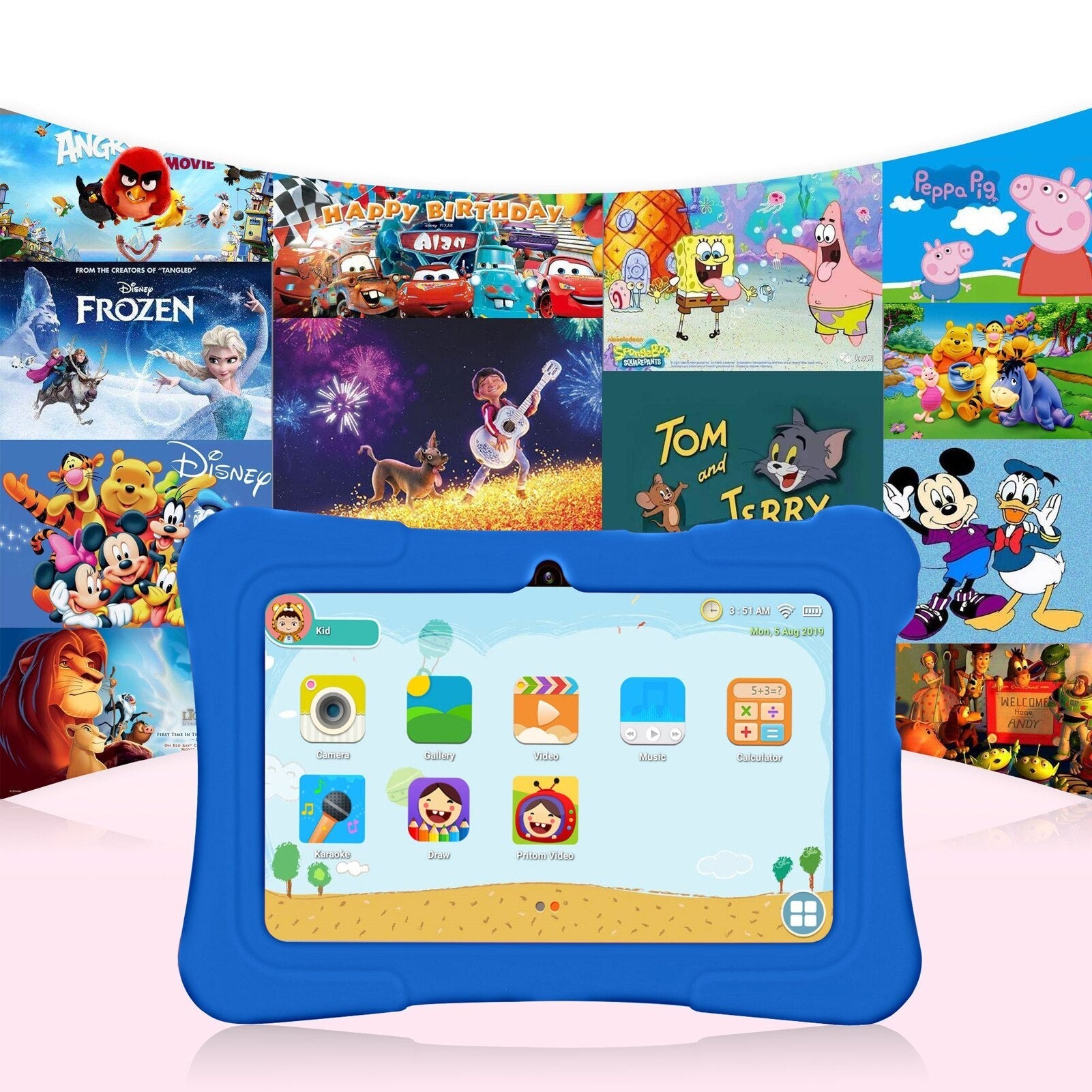 WonderTab PRITOM Pro - Educational Quad Core Android 10 32GB WiFi Bluetooth Kids Tablet - GiftWave.co