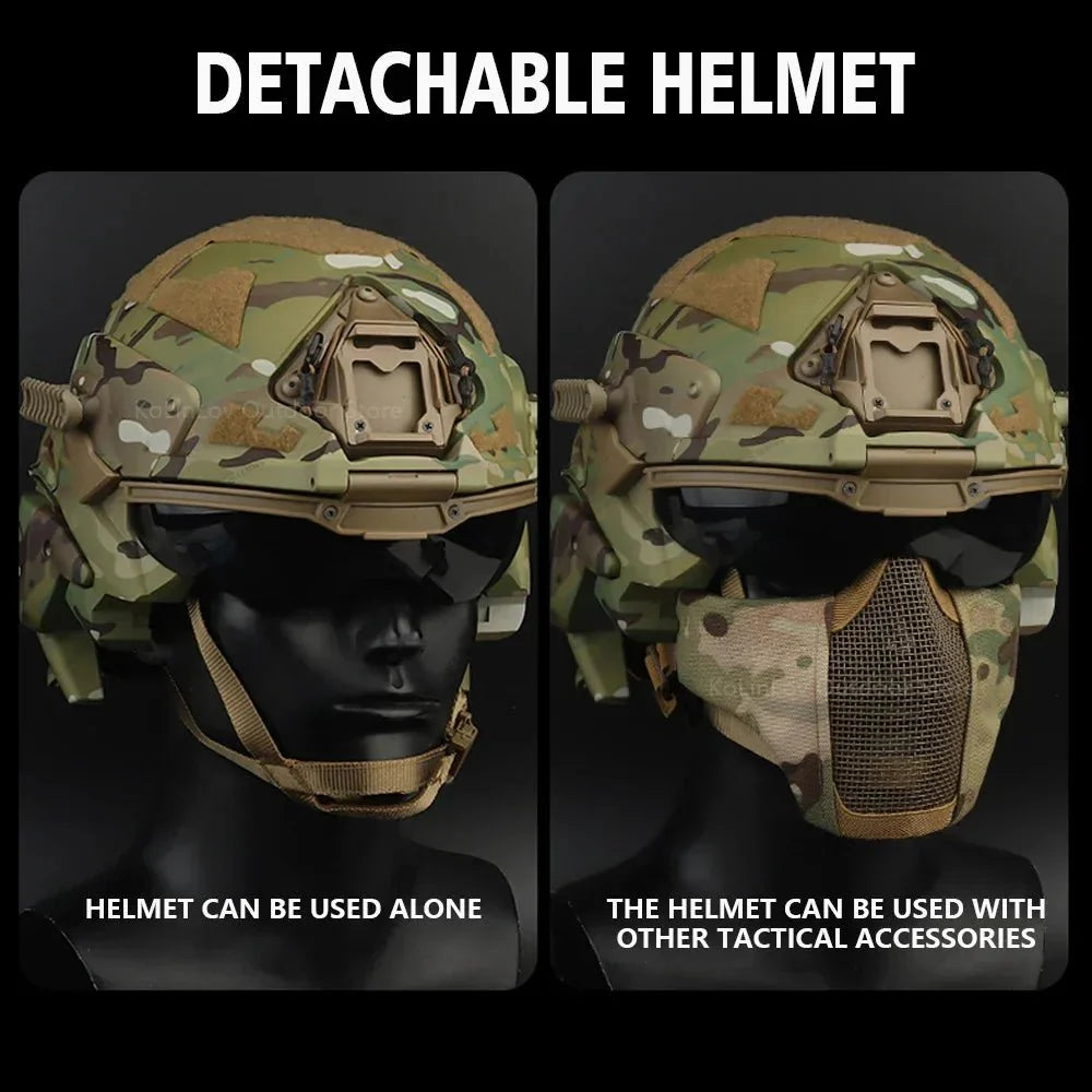 W - Ronin Assault Helmet | The Ultimate Tactical Headgear for High - Intensity Operations - GiftWave.co