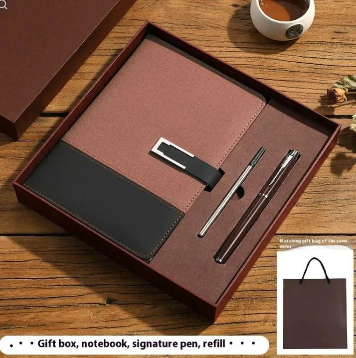 Business Thickening Notebook Soft Leather High-grade Gift Set — View 33