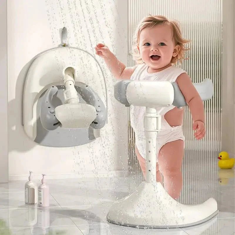 Adjustable Baby Shower Support Stand 0–12 Months Anti-Slip BPA-Free Infant Bath Stand - Damsona