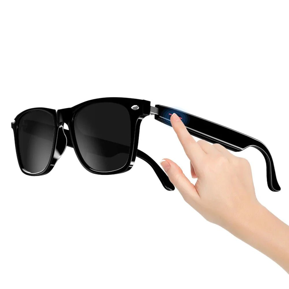 AI Smart Glasses Camera Open-Ear Speaker Voice Assistant UV Sport Sunglasses Men Women Bluetooth - Damsona
