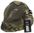 Airsoft War Game Steel Mesh V6 Protective Paintball Full Face Mask - Damsona