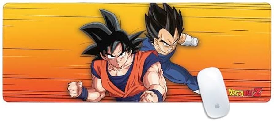 Anime Dragon Ball Z Gaming Desk Pad XL 3mm Thick Non - Slip Stitched Edges Full - Surface Mouse Mat - GiftWave.co