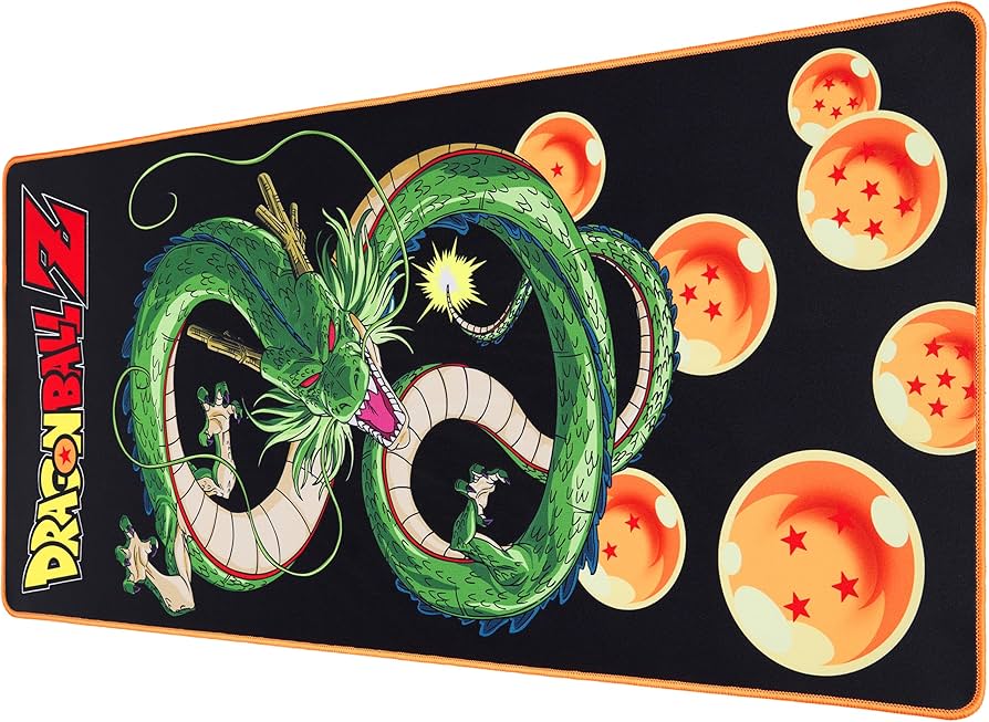 Anime Dragon Ball Z Gaming Desk Pad XL 3mm Thick Non - Slip Stitched Edges Full - Surface Mouse Mat - GiftWave.co