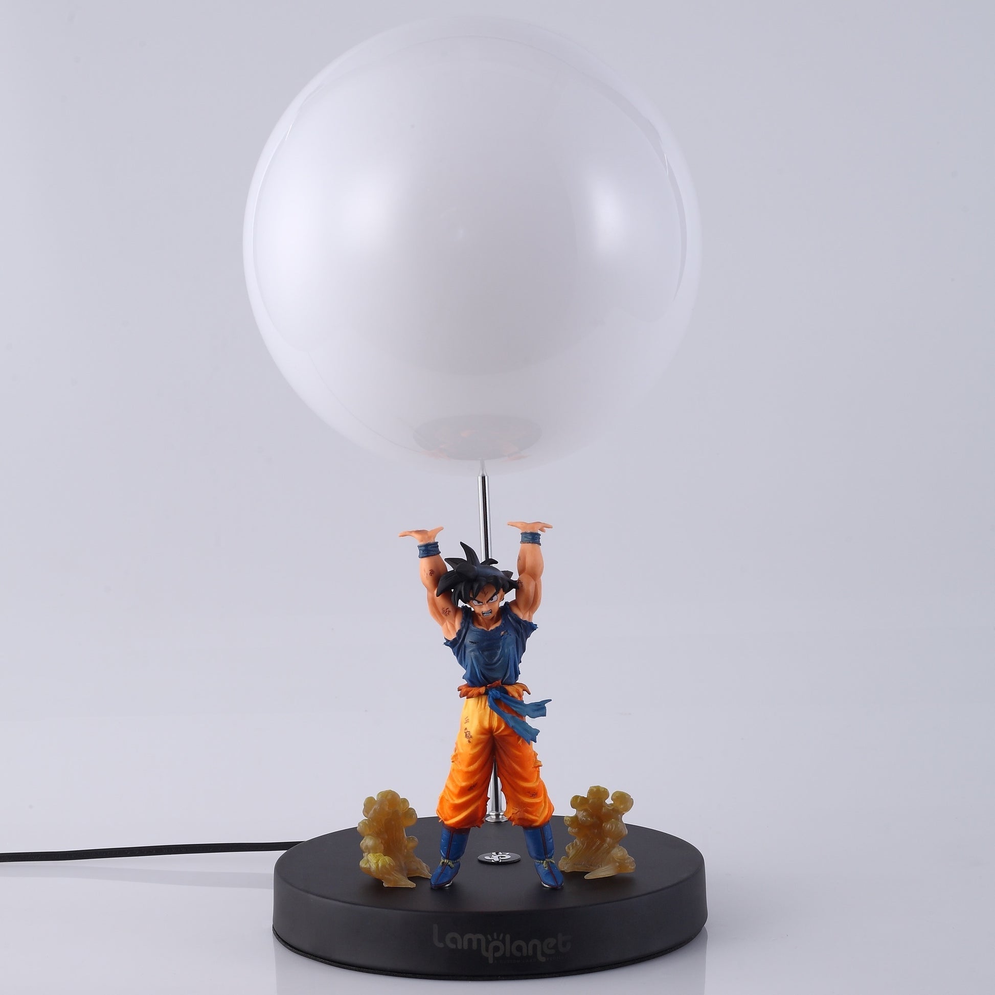 Anime Dragon Ball Z Goku Spirit Bomb LED Figure Lamp 25cm USB Desk Light DBZ Fan Gift - GiftWave.co