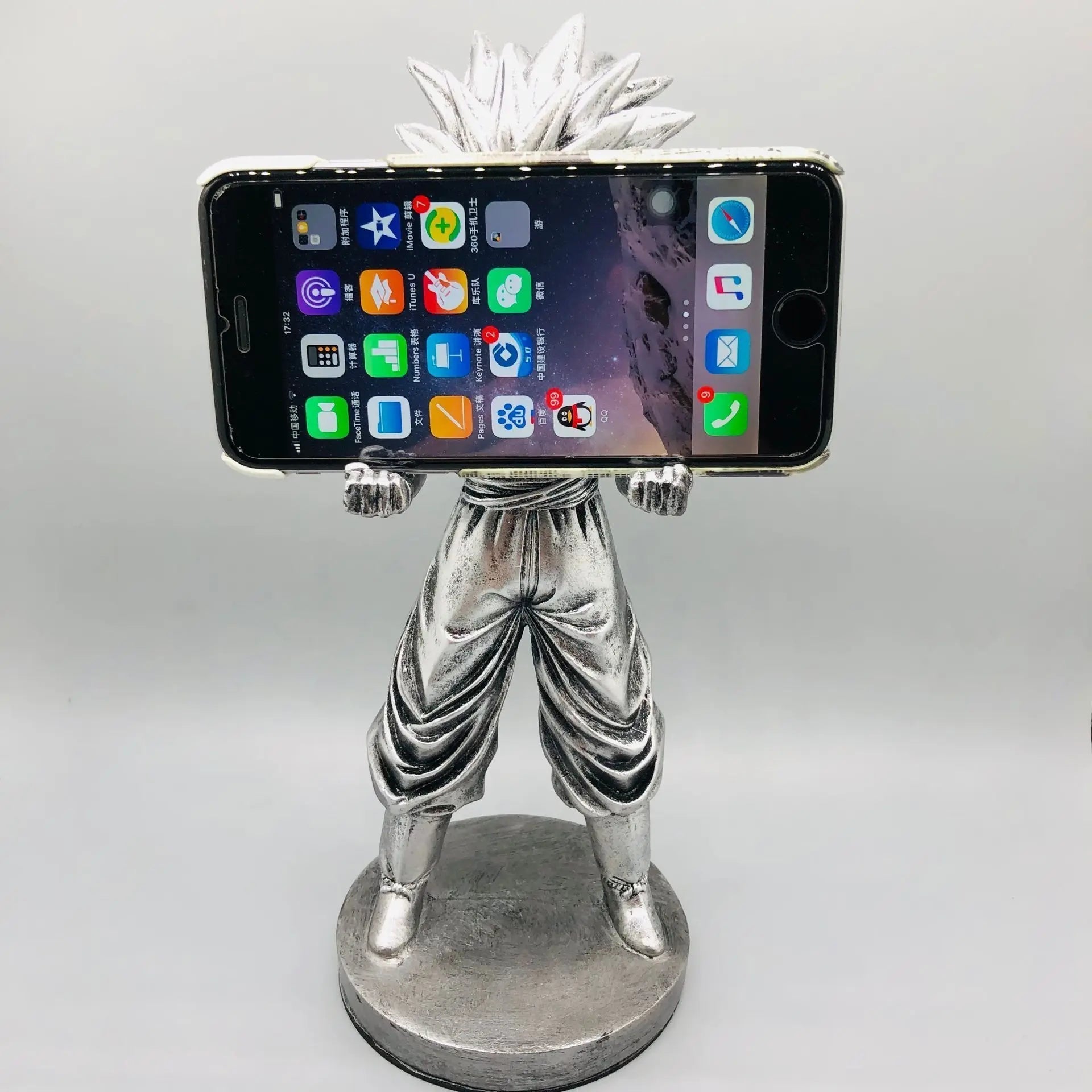 Anime Silver Warrior Gaming Controller Stand Universal PS5 Xbox Switch Holder Desk Decor DBZ Fan Gift - GiftWave.co