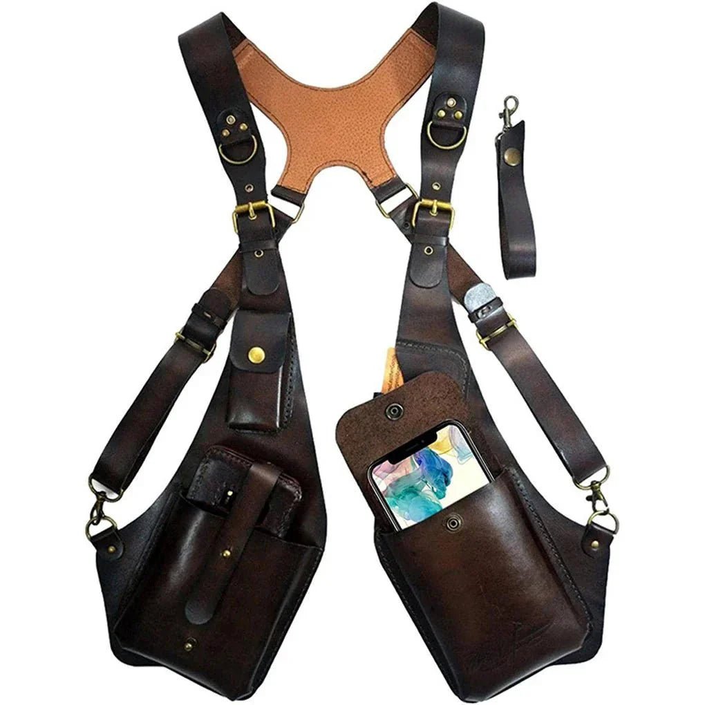 Anti-Theft Holster Bag With Adjustable Strap - Practical And Versatile Wide Harness Bag - Damsona