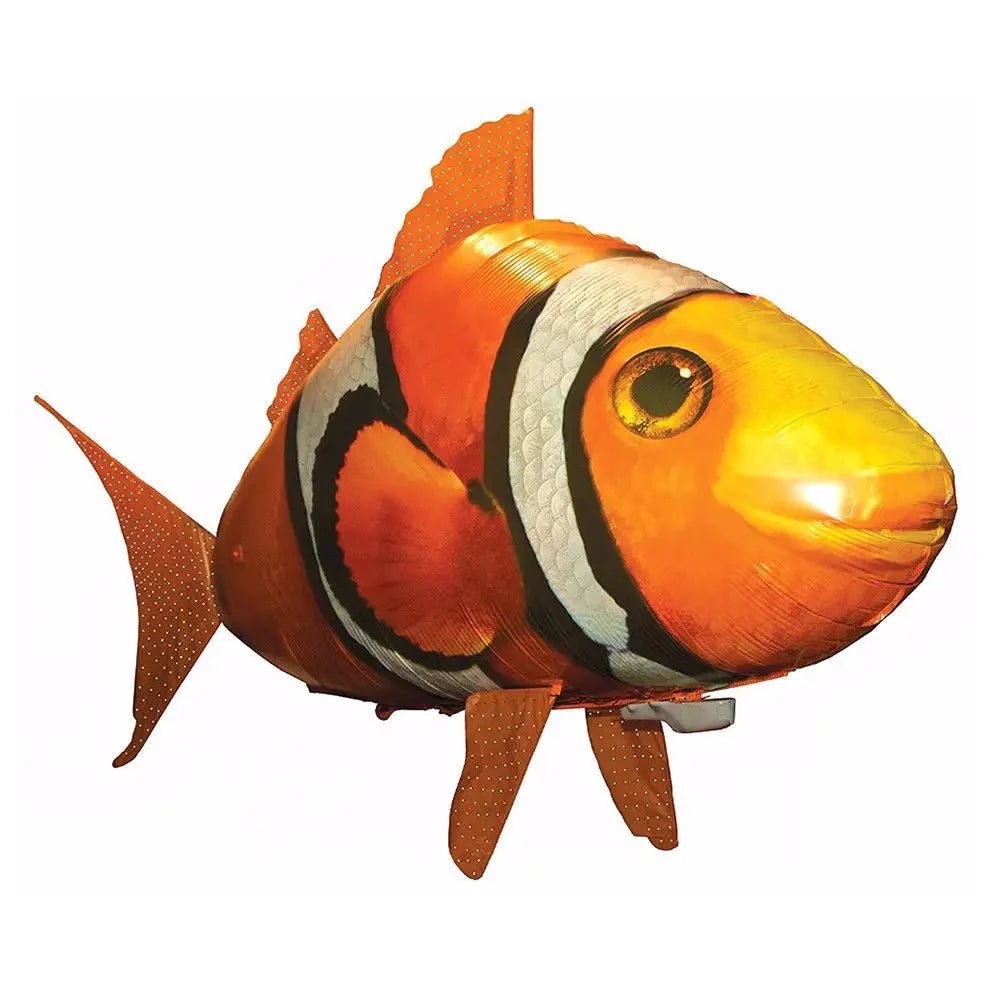 AquaFlyer: RC Air Swimming Fish Drone – Large Inflatable Remote Control Shark & Clownfish - Damsona