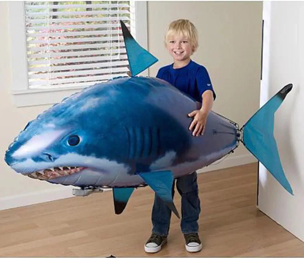 AquaFlyer: RC Air Swimming Fish Drone – Large Inflatable Remote Control Shark & Clownfish - Damsona