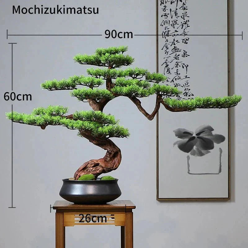 Artificial Bonsai Tree - Premium Immortal Welcoming Pine Home Decor — View 9