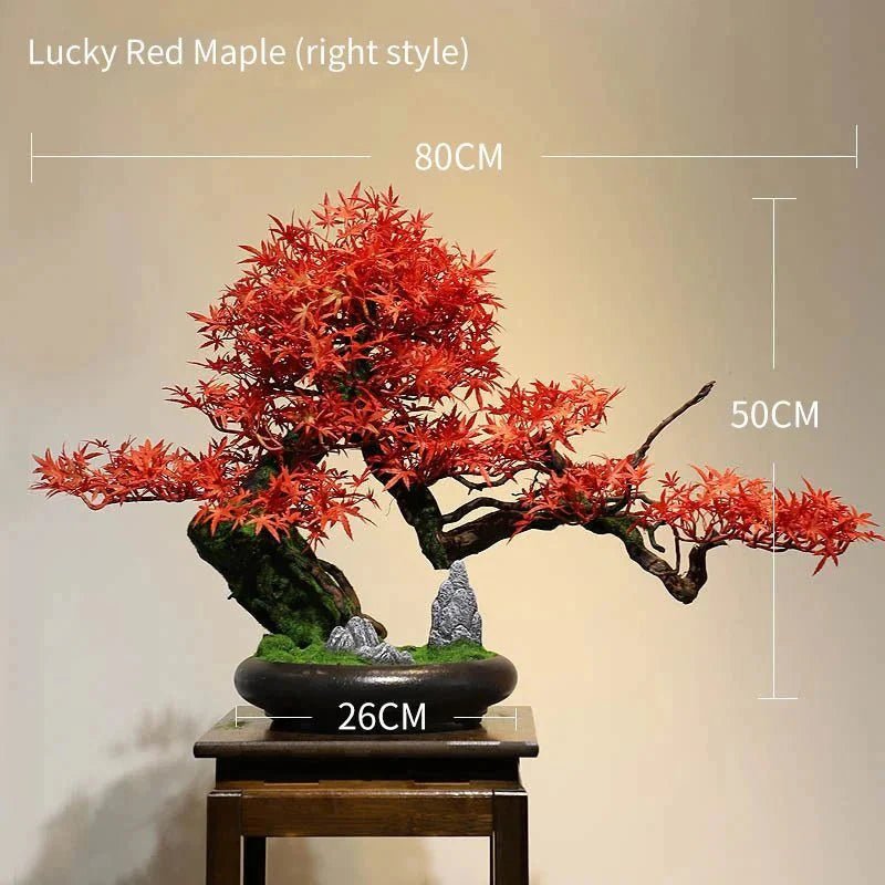 Artificial Bonsai Tree - Premium Immortal Welcoming Pine Home Decor - Damsona
