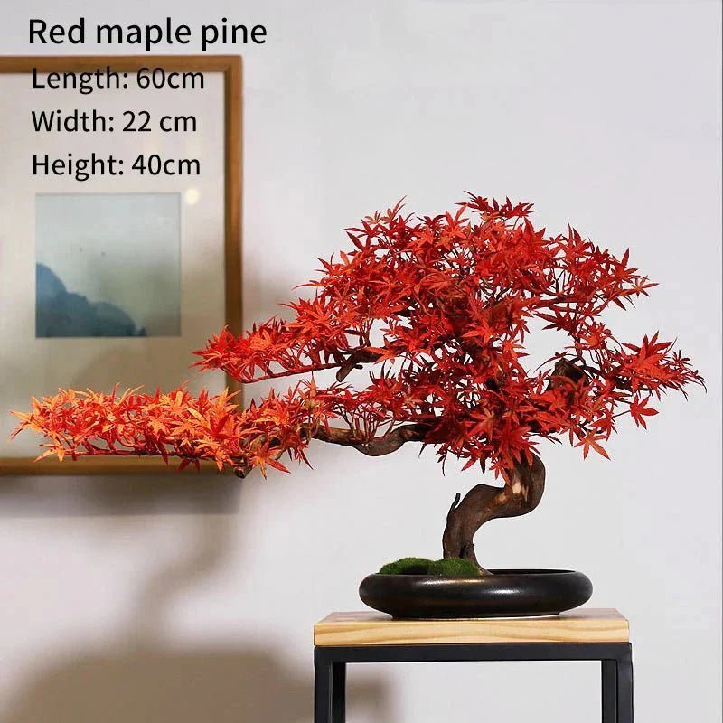 Artificial Bonsai Tree - Premium Immortal Welcoming Pine Home Decor - Damsona