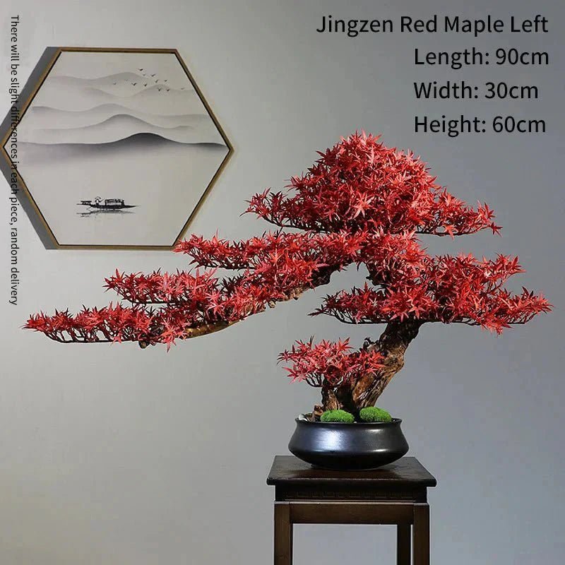 Artificial Bonsai Tree - Premium Immortal Welcoming Pine Home Decor - Damsona