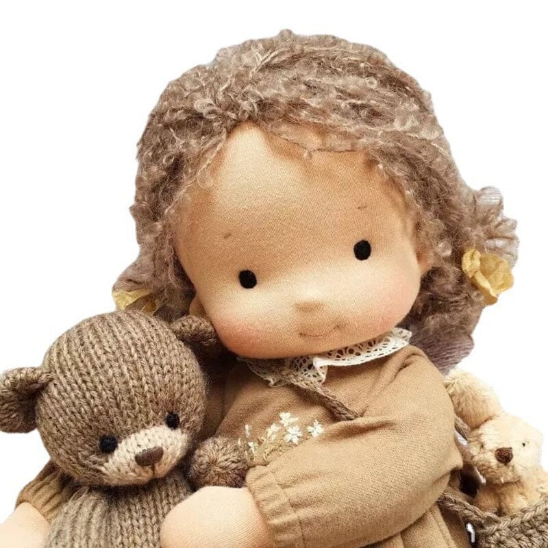 GiftWave Waldorf Doll Cotton-Filled Handmade Mini Dress-Up Doll DIY Gift... — View 11