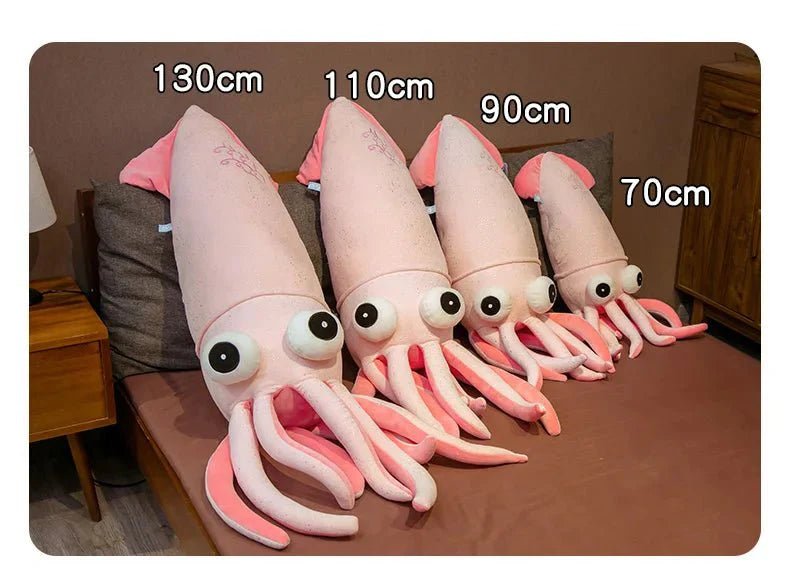 Big Eyes Plush Squid Toy - Damsona