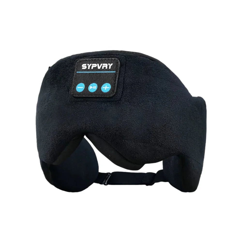 Bluetooth Sleep Eye Mask with Built-in Headphones, Comfortable Wireless Sleep Mask for Side Sleepers, Meditation & Travel Gift - Damsona