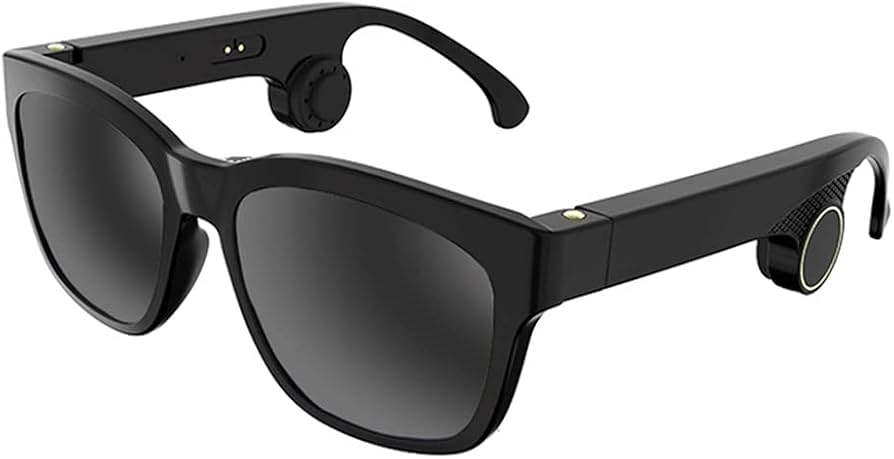 Bone Conduction Smart Audio Sunglasses Bluetooth 5.3, Open - Ear Wireless Headphones UV400 IPX6 Waterproof - GiftWave.co