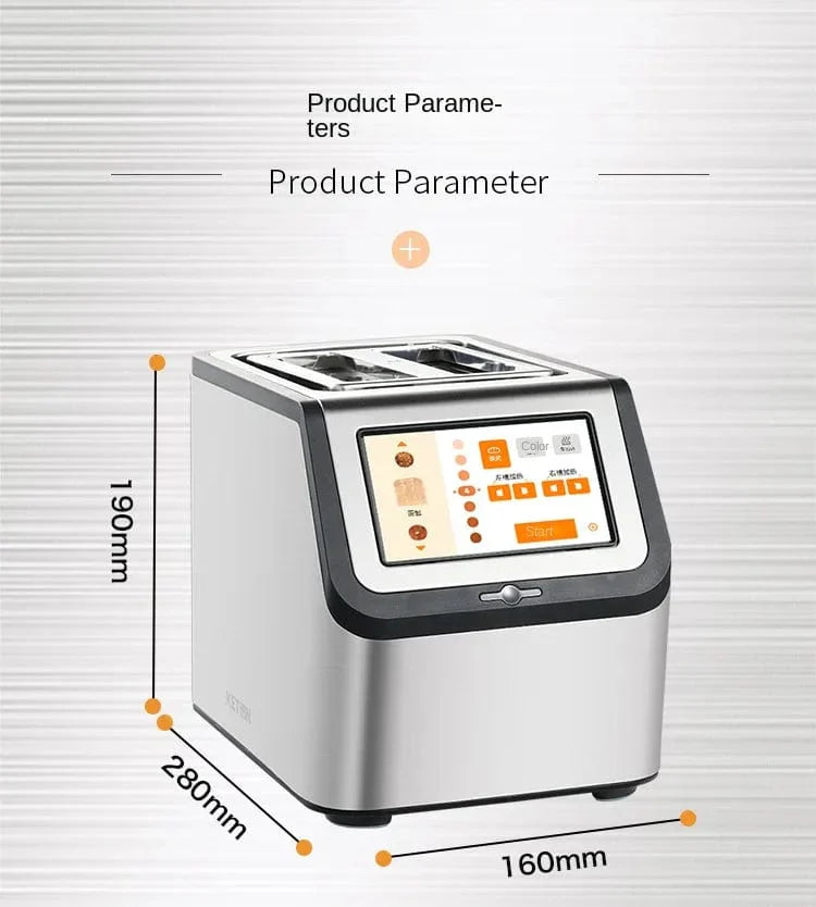 BrecoTouch Pro Smart Toaster - Best High-Speed Bread Toaster for Perfect... — View 6