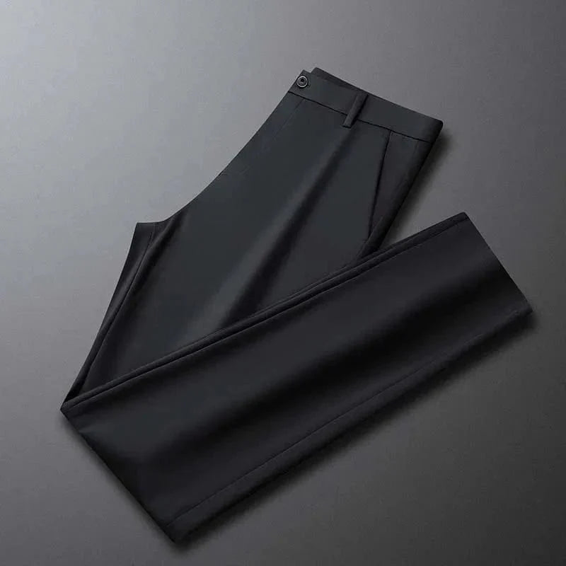 Men's Business Office Ice Silk Casual Pants - GiftWave.co