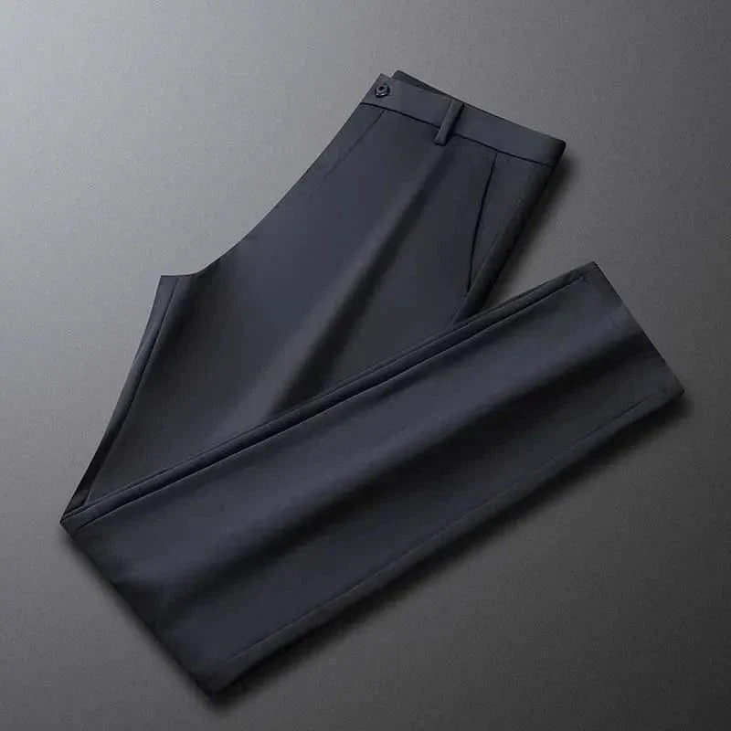 Men's Business Office Ice Silk Casual Pants - GiftWave.co