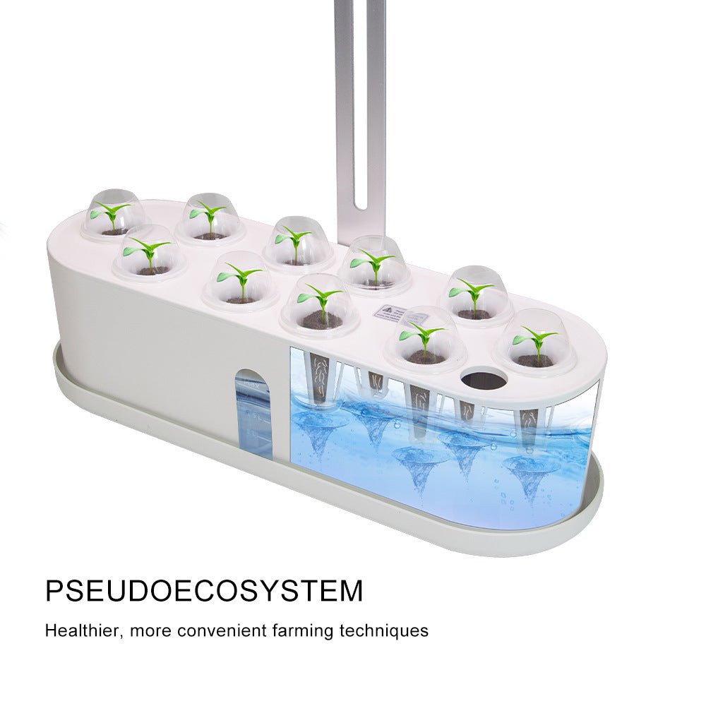 Indoor Herb Garden Hydroponic Kit 12-Pod – Smart LED Grow Light, Auto Ti... — View 2