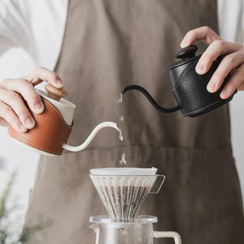 Handleless Drip Kettle: 360ml Pour-Over Coffee Pot — Gift Idea